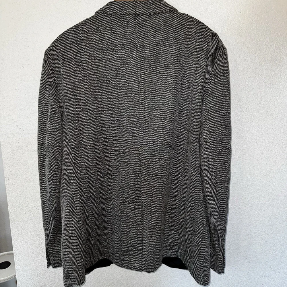NWT Express Men's Slim Blazer Herringbone‎ Tweed Sz. XL Retail: $228